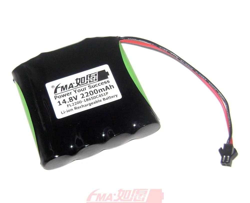 Protected Li ion Battery 14.4V 14.8V 2200mAh w/7A PCM BMS for M cool