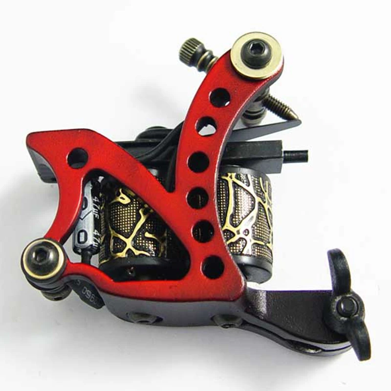 New Arrival Coil Tattoo Machine 8 Wrap Coils Tatoo Gun red Steel Tattoo Frame for Liner Shader Equipment Supply free shipping New Arrival Coil Tattoo Machine 8 Wrap Coils Tatoo Gun red Steel Tattoo Frame for Liner Shader Equipment Supply free shipping