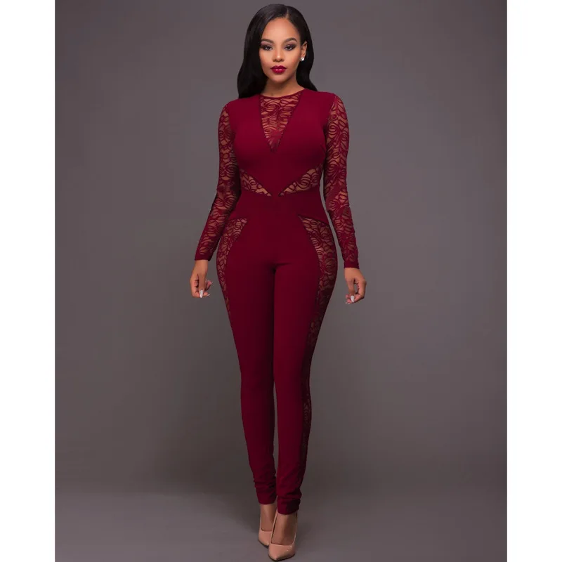 maroon jumpsuit outfit