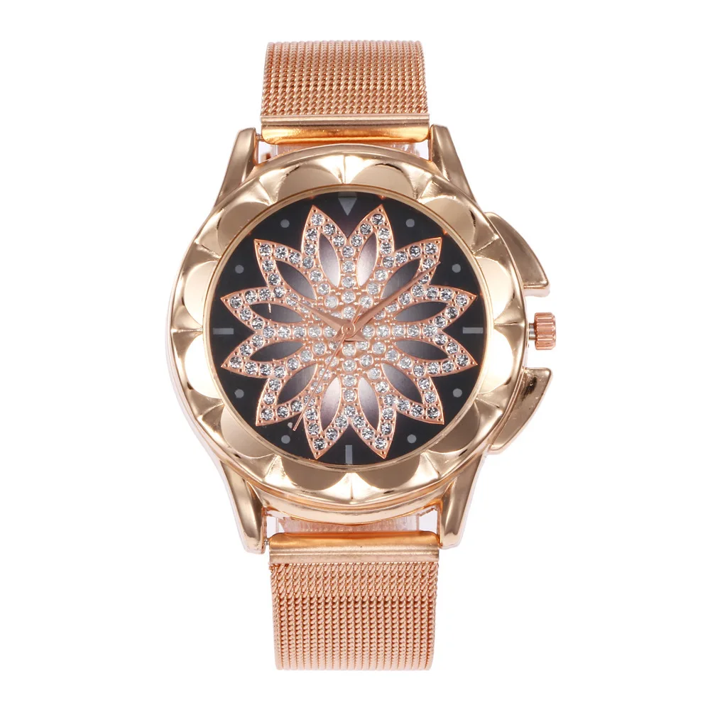 

Women Fashion Rose Gold Dress Watch Leather Casual Watches Womens Ladies Quartz Wristwatch Female Clock relogio feminino