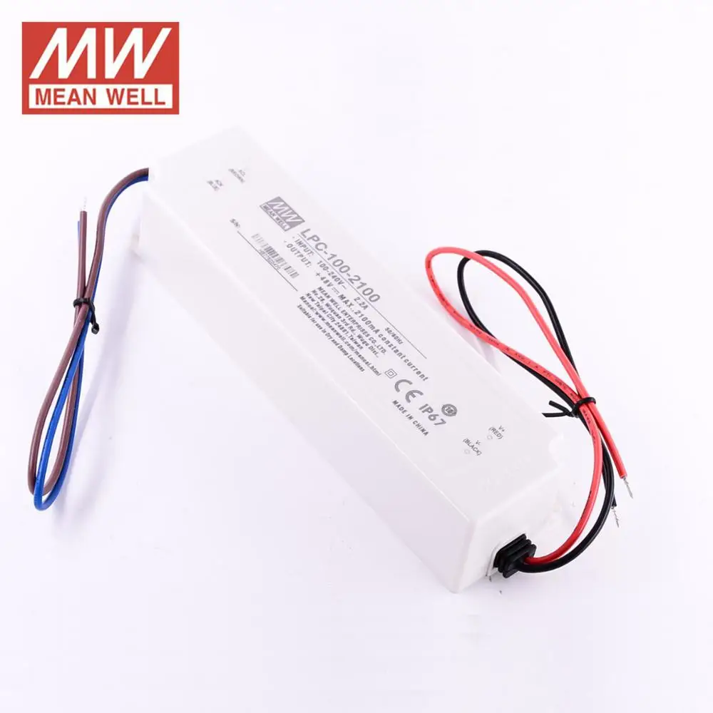 Meanwell LPC 100W постоянного тока 500/700/1400mA Светодиодный источник питания 1050mA