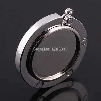 

Wholesale 500pcs BLANK Folding Purse Hook DIY Handbag Hanger Holder DHL Fedex Free shipping