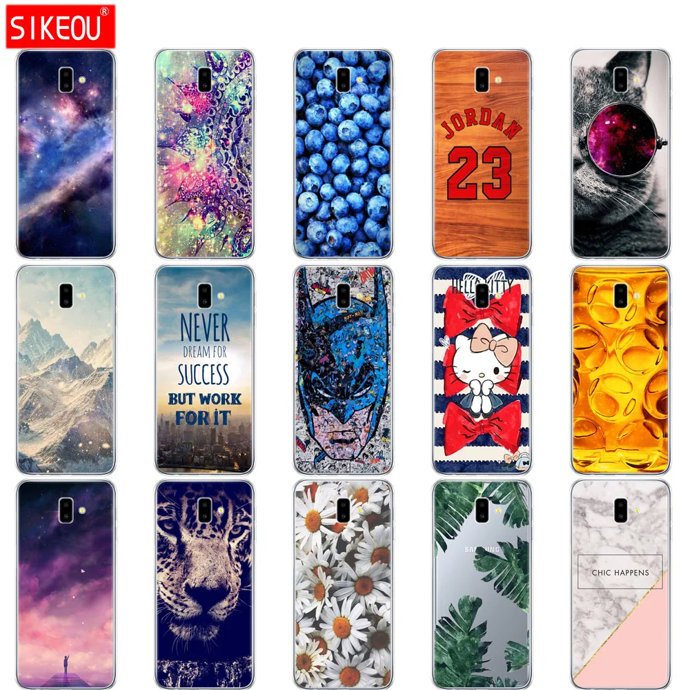 

silicone case For Samsung J6 Plus Case Soft Cover For Samsung Galaxy J6Plus 2018 J6+ J 6 Plus J610 J610F phone bag coqa