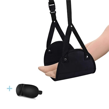 

New Ergonomic Foot Rest, Travel Footrest Airplane Leg Rest Flight Foot Hammock Carry-On Under Desk Accessories