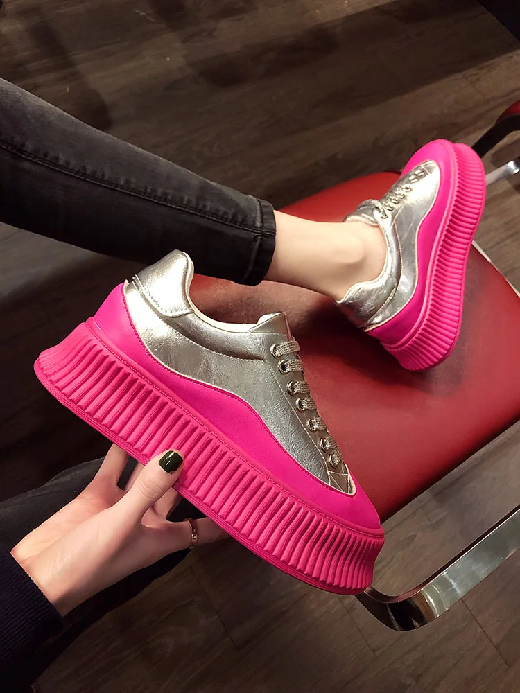

Spring 2019 New Korean Version of Baitahara Leisure Thick Sole Shoes Chaozhou Muffin Sole Shoes Muffin Sole Women's Shoes