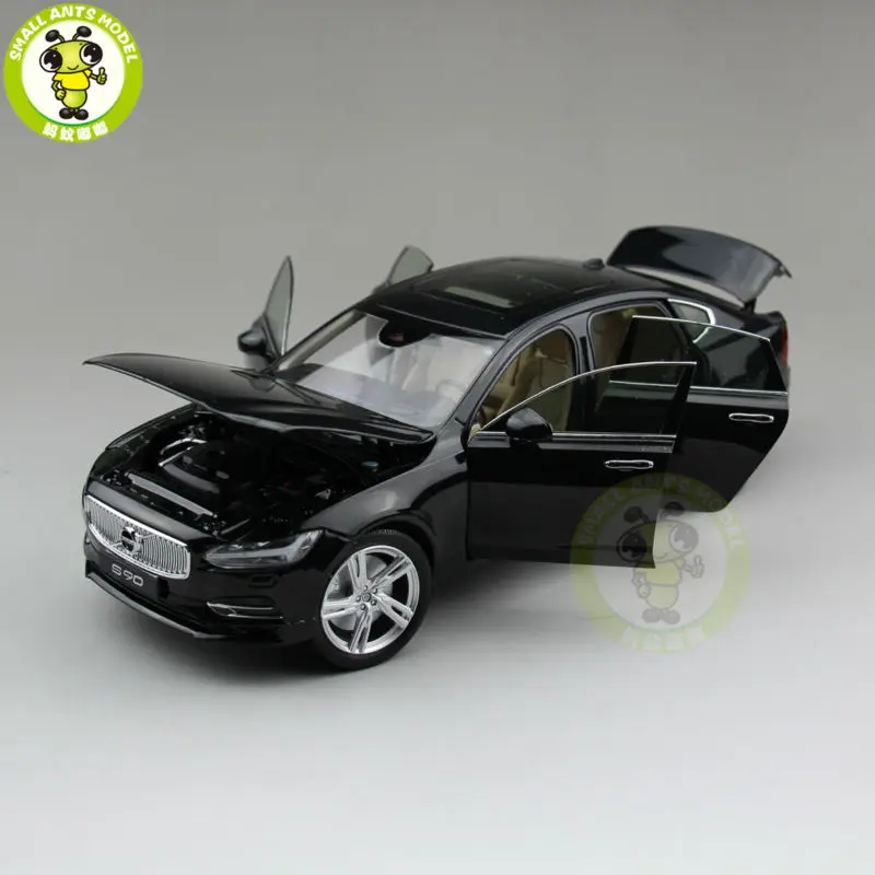 1/18 Volvo S90 T5 литая модель автомобиля игрушки детские подарки для мальчиков девочек коллекция черный цвет