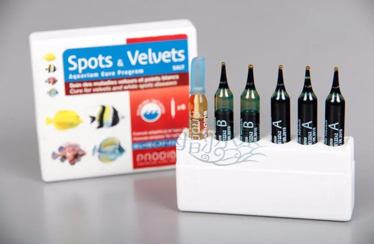 Prodibio Spot& Velvets лекарственные средства, морская Солёная вода, аквариумные рыбки, белая пятнистая лечение, био сделано во Франции