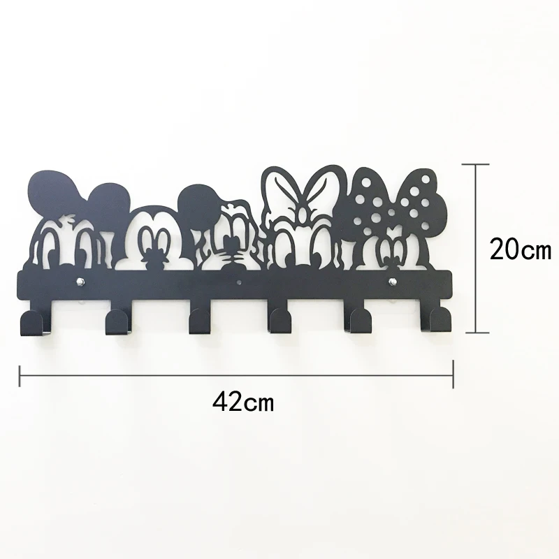 INS мультяшная железная вешалка для детской комнаты, металлическая вешалка для одежды, настенная вешалка для детской комнаты