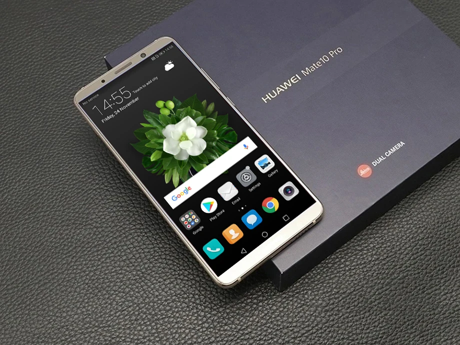 Смартфон Huawei Mate 10 Pro Android 8 0 двойная задняя камера 20 Мп + 12 4000 мАч экран 6 дюйма 2160*1080