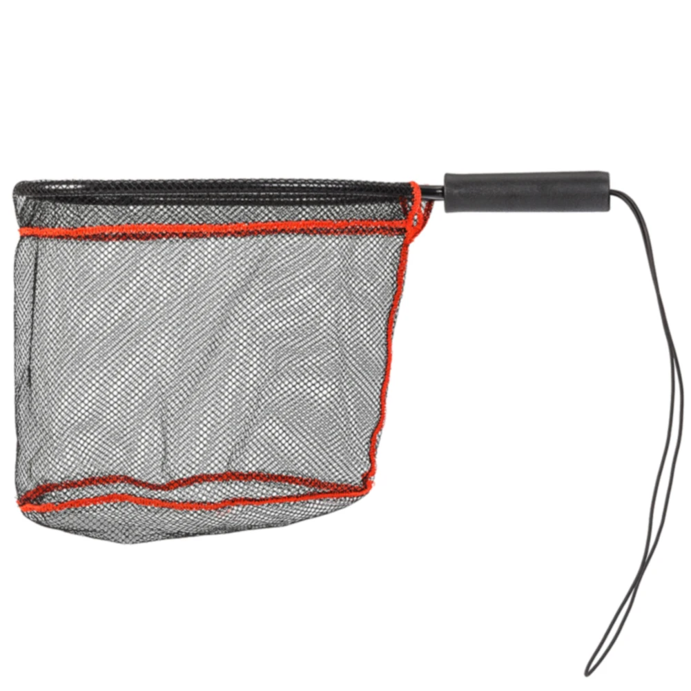 Handheld Aluminum Alloy Mesh Soft Fly Fishing Tools With Lanyard Monofilament Release Landing Net Catch Folding Handheld Aluminum Alloy Mesh Soft Fly Fishing Tools With Lanyard Monofilament Release Landing Net Catch Folding