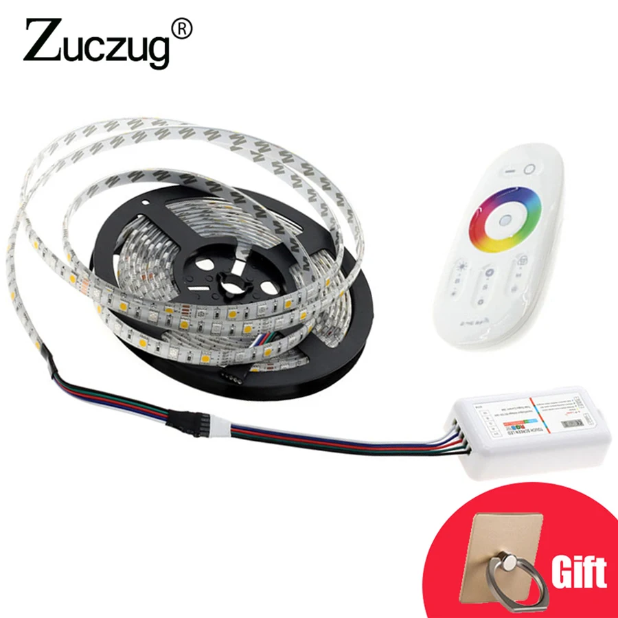 

Led strip wifi 5050 RGBW 5m with 2.4G Touch controller DC12V 60LED/m RGBW / RGBWW Flexible LED Light Sets ruban led with gift