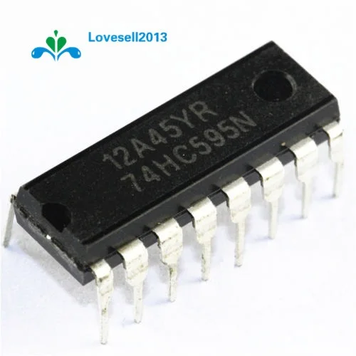 

25 Pcs SN74HC595N SN74HC595 74HC595N 74HC595 DIP-16 Shift Register 8-Bit DIP-16 IC 100% New Original