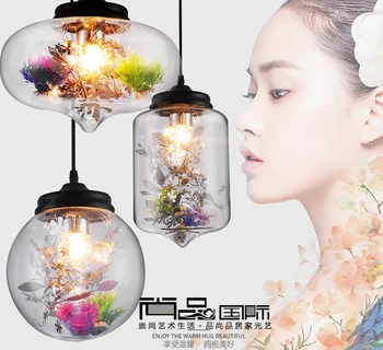 

LED Postmodern Nordic Iron Glass Bubbles Designer LED Pendant Lights For Dinning Room kitchen Restaurant Suspension Luminaire
