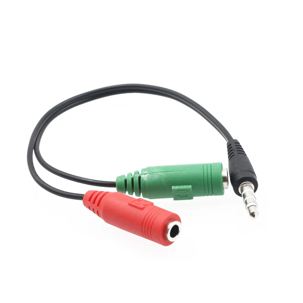 

Splitter Audio Cable 3.5mm Male to 2 Female Jack Splitter Adapter Aux Cable for iPhone MP3 Player Hi dropship