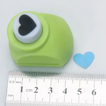 

Kid Child Mini Printing Paper Hand Shaper Scrapbook Tags Cards Craft DIY Punch Cutter Tool (heart)