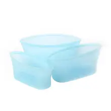 Пищевая силиконовая сумка для хранения, Герметичная сумка для хранения на молнии, сумка для хранения детского питания, Экологичная портативная герметичная вакуумная свежая сумка Ba