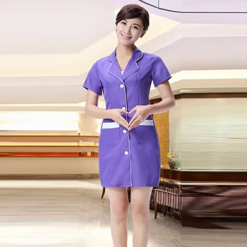 

Women's Hospital Nursing Uniforms Overalls Gowns Outfit Suits White Coat Lab Coat Medical Technician