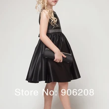 Вышитое Блестящим Бисером платье с цветочным узором для девочек/детское платье/платье для девочек