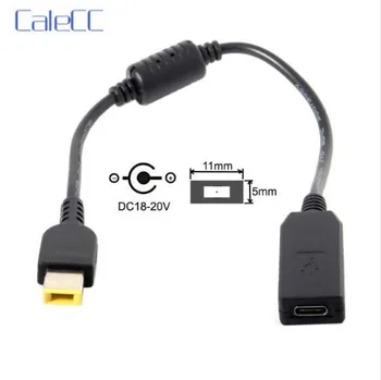 

Type C USB 3.1 USB-C to Rectangle 11.0*5.0mm Power Plug PD Emulator Trigger Charge Cable for Lenovo ThinkPad X1 Carbon