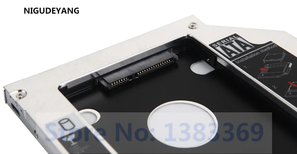 Nigudeyang SATA 2nd SSD диск кэдди жесткий диск адаптер Bay для Sony svf1532c1e vpcz11x9e