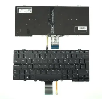 

UK backlight keyboard for Dell Latitude 7380 no palmrest DP/N:0JF8W7