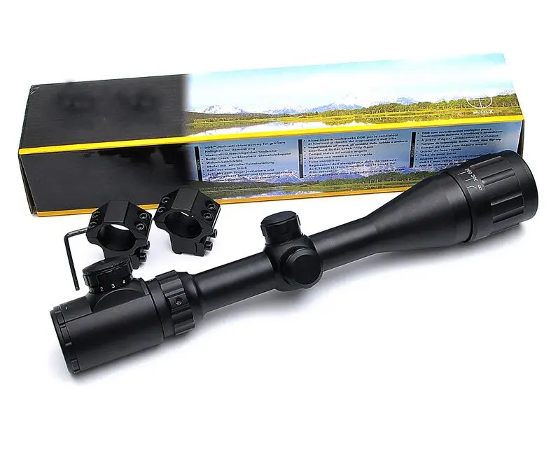 B бренд 4-16X40 AOEG оптика Riflescope красный и зеленый точка прицел с подсветкой Прицел снайперской винтовки передач для охоты прицел