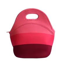 Lancheira thermo isoliert neopren lunchpaket für frauen kinder lunchbags tote mit reißverschluss kühler lunchbox isolationsbeutel