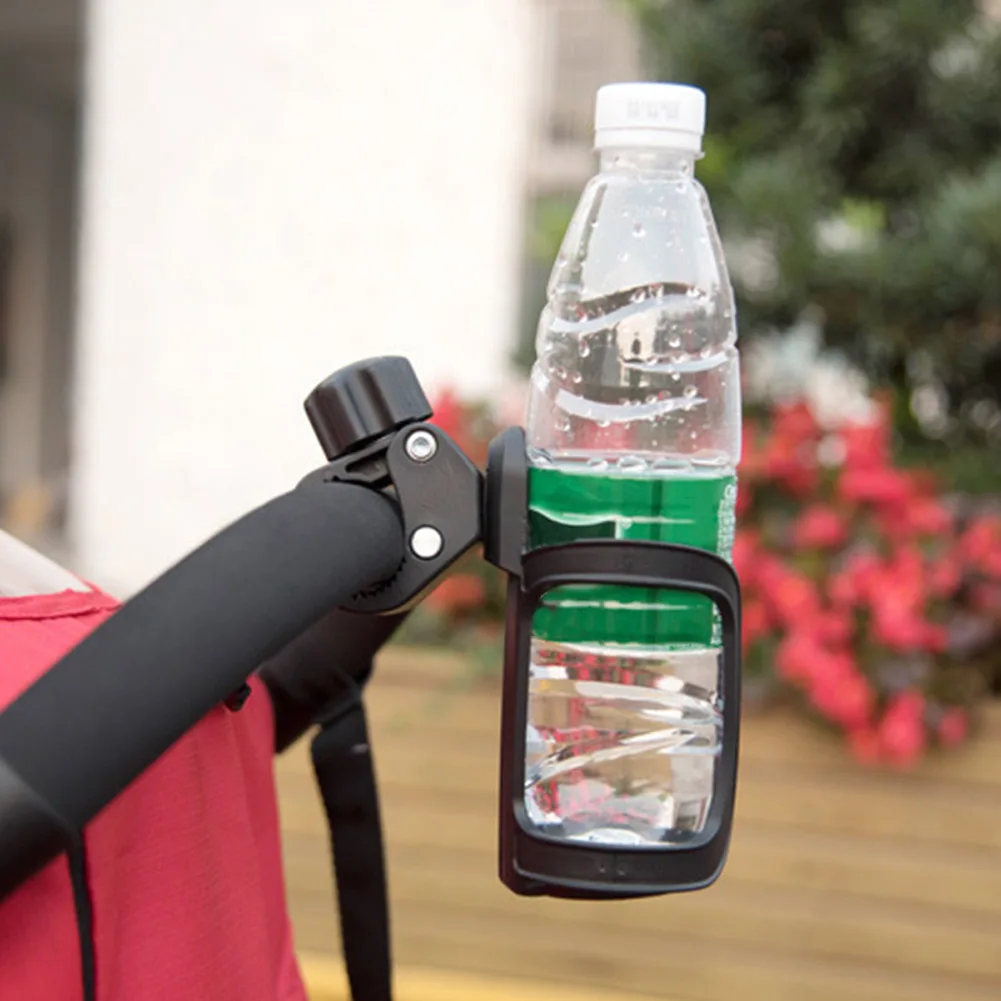 Держатель для бутылки Универсальный вращающийся на 360 градусов Противоскользящий стаканчик держатель для напитков для коляски велосипеда инвалидной коляски NSV775