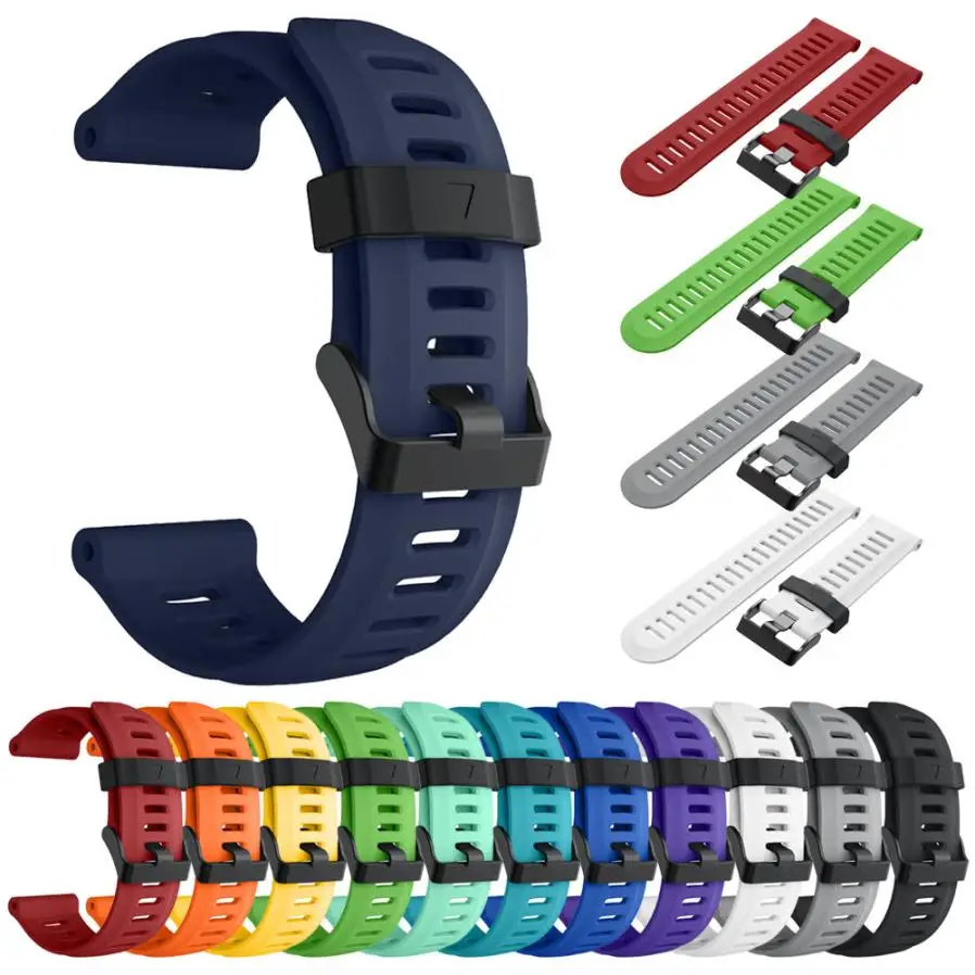 

Soft Silicone Strap Replacement Watch Band For Garmin Fenix 5X Plus Watch wearable devices relogios fitness bracelet