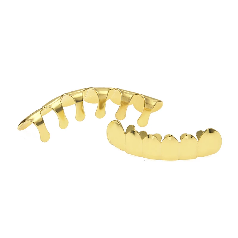 BOAKO хип хоп золотые дентальные украшения для мужчин Grillz Bling Циркон зуб кепки Серебряный Рэппер Зубы сетки накладки панк зуб вечерние ювелирные изделия K5