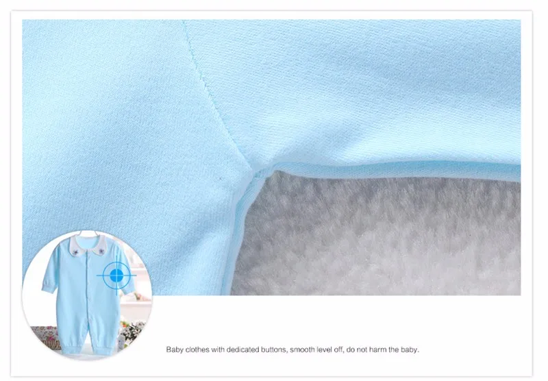 New Baby Rompers Long Sleeve Coveralls For Newborn Solid Cotton Infant Romper Soft Boys Girls Jumpsuit Baby Clothes With Flower (6)