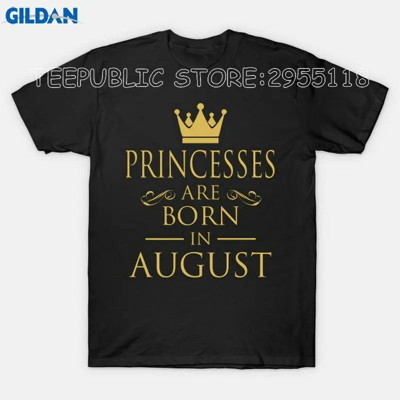 СДЕЛАТЬ футболки принцесс родились в августе футболка