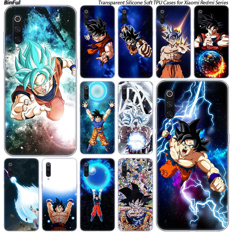 

Dragon Ball Goku Ultra Instinct Case For Xiaomi Pocophone F1 9T 9 9SE 8 A2 Lite A1 A2 Mix3 Redmi K20 7A Note 4 4X 5 6 7 Pro S2