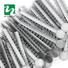 2 сумки, серая зубная Лигатура, ортодонтия, эластомерная Лигатура, галстуки, брекеты, полосы для отбеливания зубов