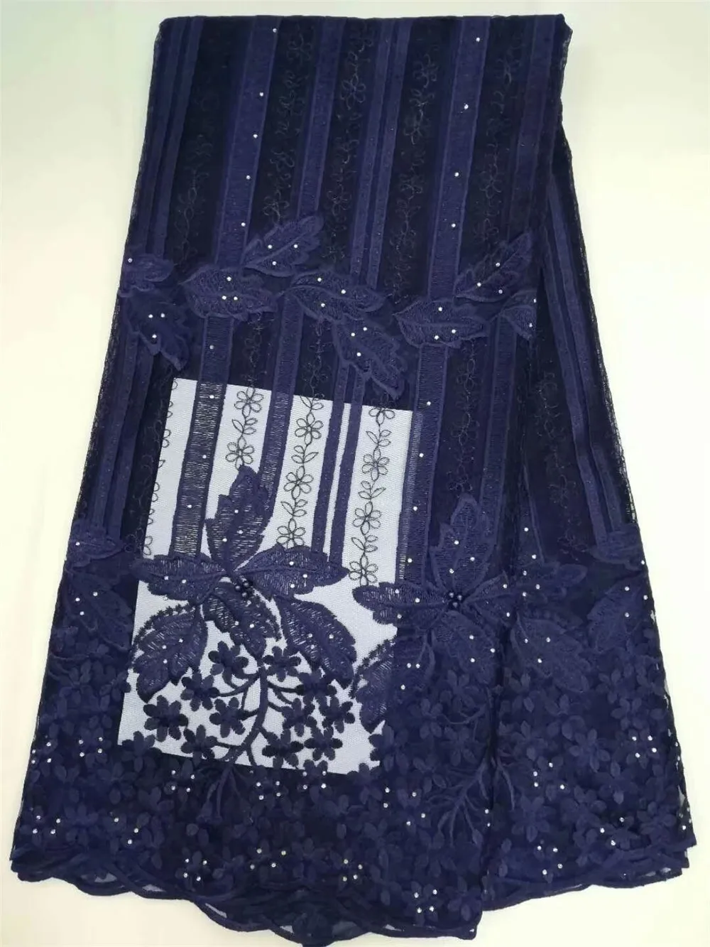 

african tulle lace fabric 2018 french lace with stones&beaded lace tissus dentelle et broder 5yard/lot