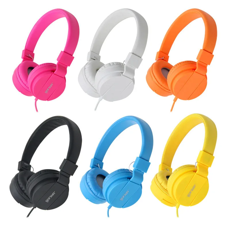 Cute Headphones Earphones Gaming Hi Fi Speaker 3.5mm Port Stereo Kids