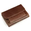 GENODERN 100% Top Cow Leather Men Wallet Vintage Korea Multifunctional Male Purse RFID Anti-magnetic  Leather Wallet 2