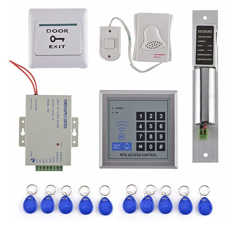 

Password swipe access control machine 500 user access control system set