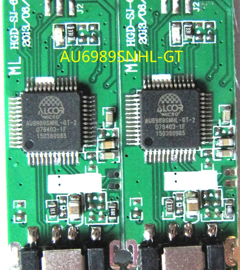 USB флэш-накопитель PCBA AU6989SNHL-GT Флэшка OTG, двухпортовый USB флэш-диск PCBA, контроллер: AU6989SNHL-GT MicroUSB и USB порты