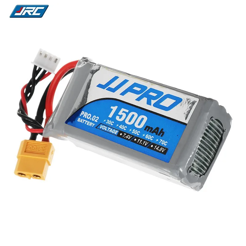 

Rechargeable Lipo Battery JJPRO-P02 Power 11.1V 1500mah 30C 3S Lipo Battery XT60 Plug