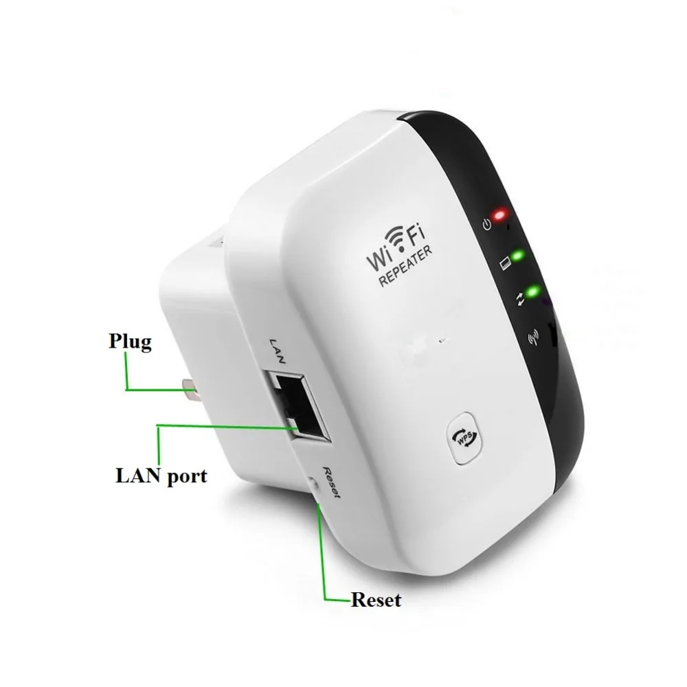 Беспроводной Wi Fi ретранслятор 802.11n/b/g WPS Repetidor 300 Мбит/с сети AP маршрутизатора