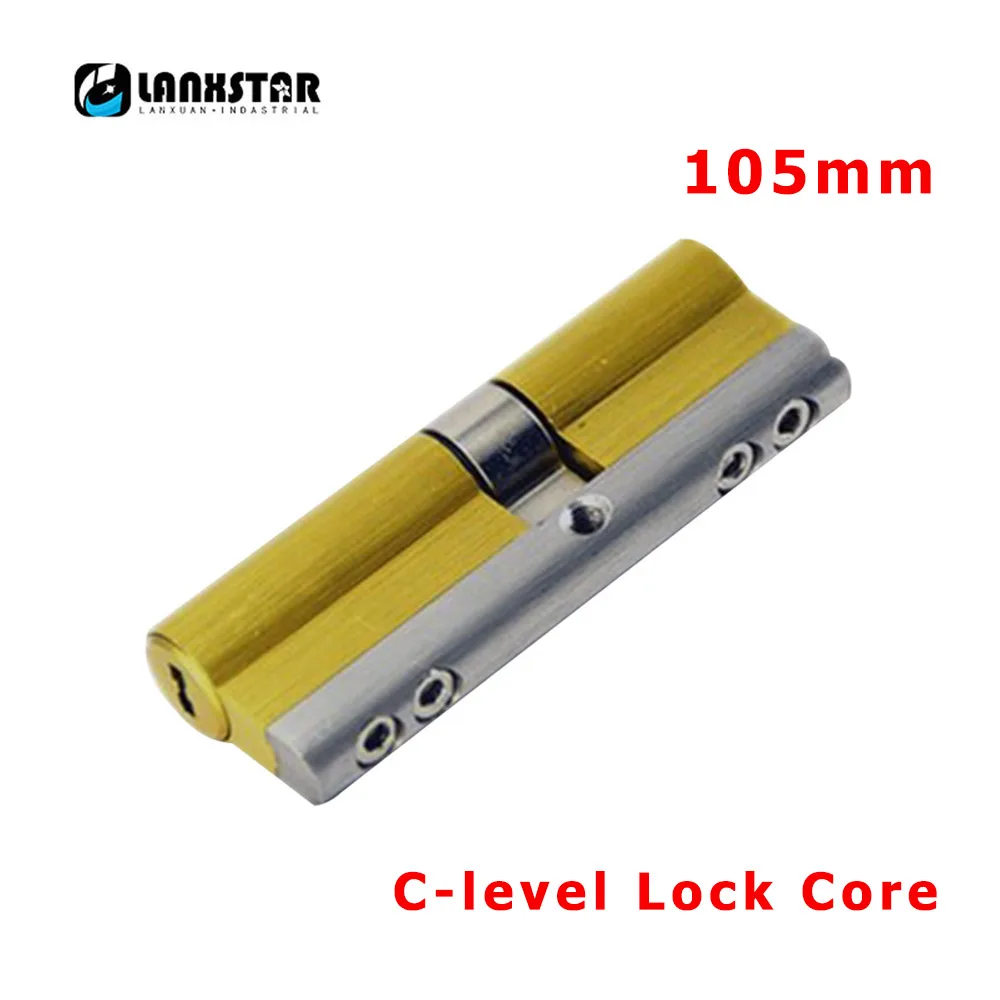 LANXSTAR Anti-theft Door Lock Core Grade C Lock Cylinder Security Lock Core Cylinders 105mm Door Cylinder 8 Keys Lock Cores цена LANXSTAR Anti-theft Door Lock Core Grade C Lock Cylinder Security Lock Core Cylinders 105mm Door Cylinder 8 Keys Lock Cores цены онлайн
