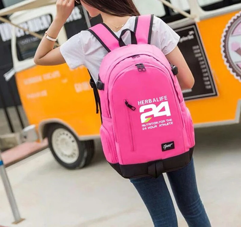 Herbalife 24 подходящих часов путешествия Спорт Туризм рюкзак - Цвет: Pink