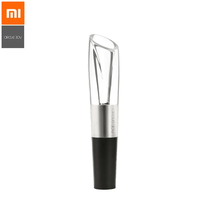 

Xiaomi Mijia Circle Joy Wine Aerating Pourer Wine Decanter Aerator Stainless Steel Quick Decanting from Xiaomi Youpin