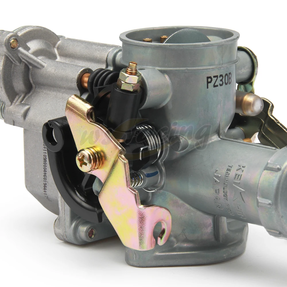 Motorcycle 30mm PZ30 Carburetor Fuel Throttle Dual Cable Pro Grips For Keihin 200CC 250CC Pit Bike Dirt Bike ATV