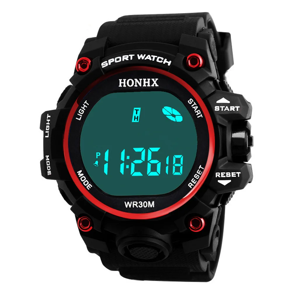 

Digital Men Sport Watches Led Backlit Motion Timing Digital Dual Movement Electronics Watch Timer Montre Homme 2019 Reloj Hombre