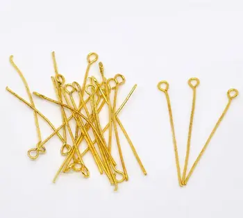 

Free sjipping!!!!! Bronze Tone Eye Pins 35x0.7mm Findings 500g about 3500pcs