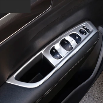 

WELKINRY For Renault Koleos 2016 2017 2018 Samsung QM6 stainless steel or ABS regulator armrest door window lifter switch trim