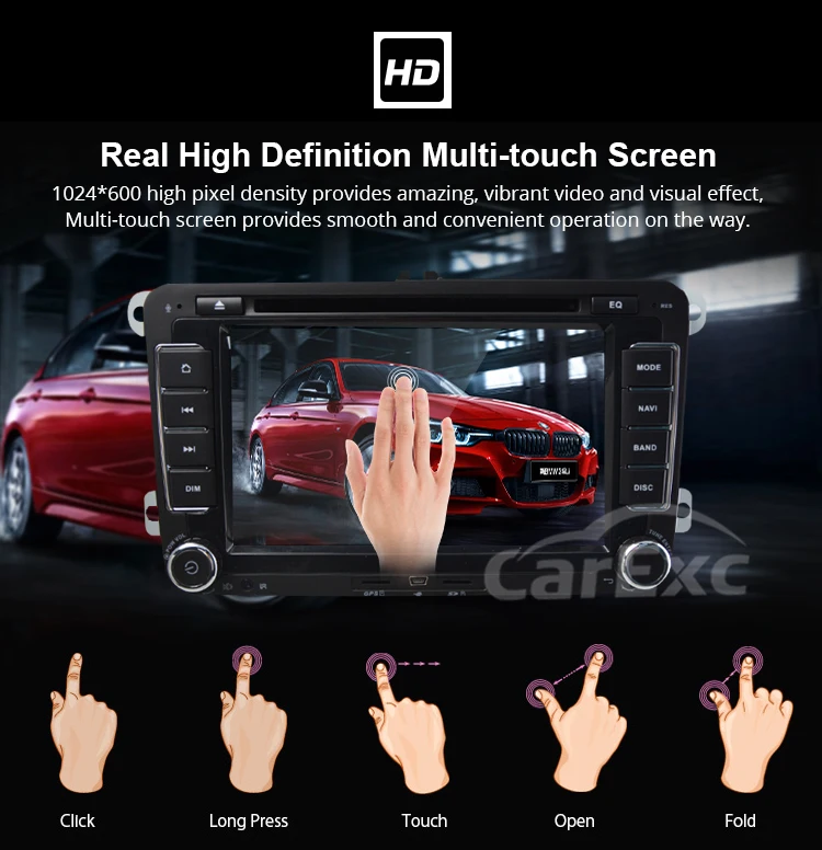 Sale 7 Inch Android 9.0 2 Din Car DVD Player For VW Golf Tiguan Skoda Fabia Rapid Seat Leon Skoda CANBUS Wifi GPS BT USB Radio 17