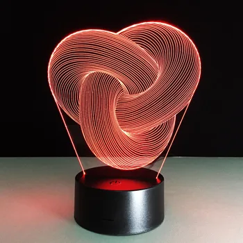 

Abstract Image 3d Table Lamp Baby Night Light Novel Bedside Lampe Mini Nightlights Battery-powered Lamps Veilleuse Enfant Lampy